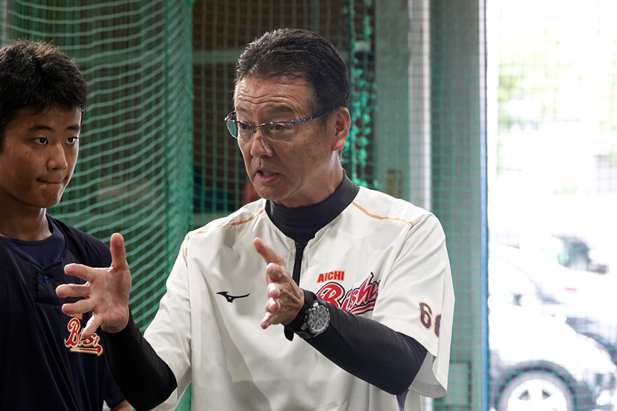 愛知尾州ボーイズの藤川正樹監督【写真:木村竜也】