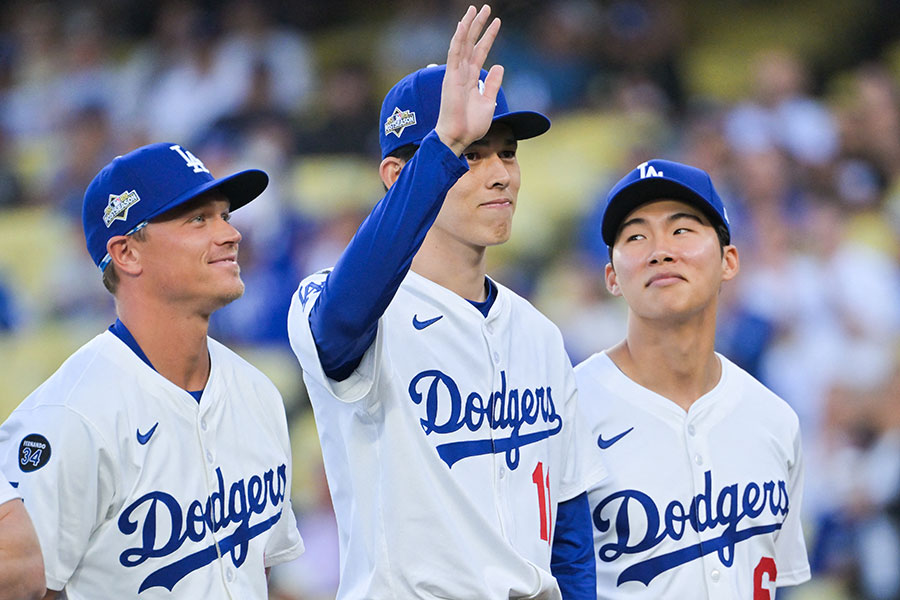 ドジャース・佐々木朗希【写真：ロイター】