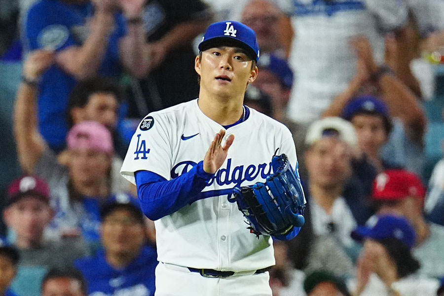 ドジャース・山本由伸【写真:荒川祐史】