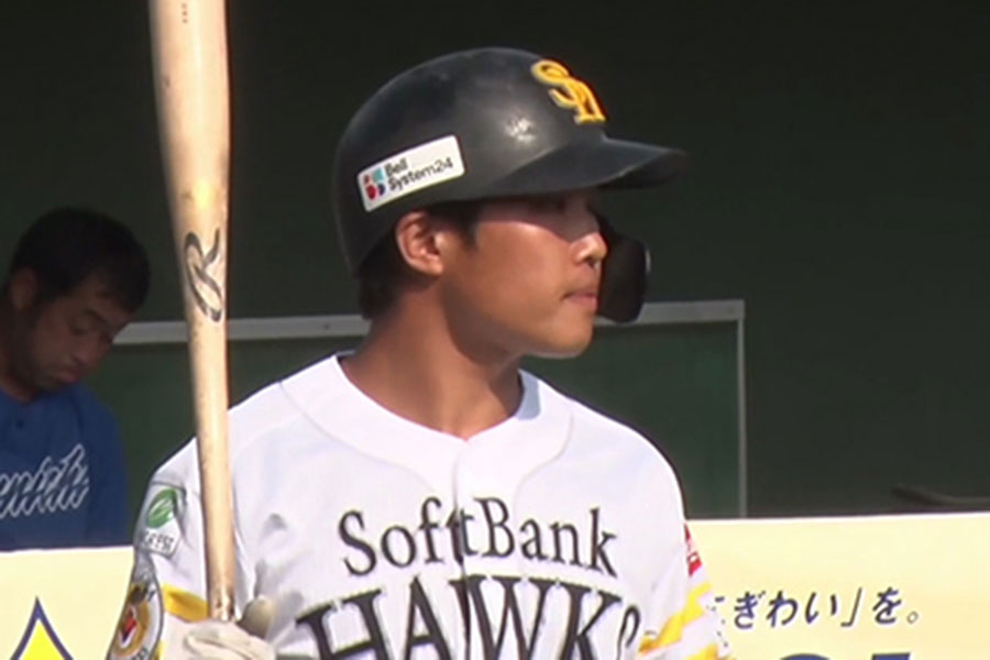 ソフトバンク・井上朋也【画像：パーソル パ・リーグTV】