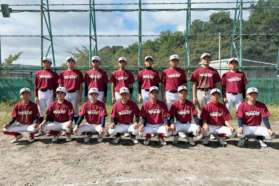 選出された楽天イーグルスジュニアナイン【写真：球団提供】