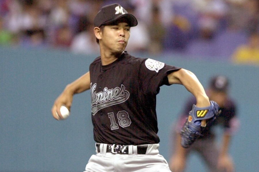 ロッテで活躍したプロ1年目の清水直行氏【写真提供：産経新聞社