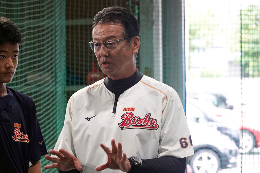 愛知尾州ボーイズ・藤川正樹監督【写真:木村竜也】