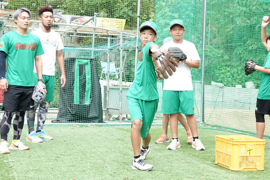 兵庫フロッグスポニーが重視するスローイングの基礎とは【写真:橋本健吾】