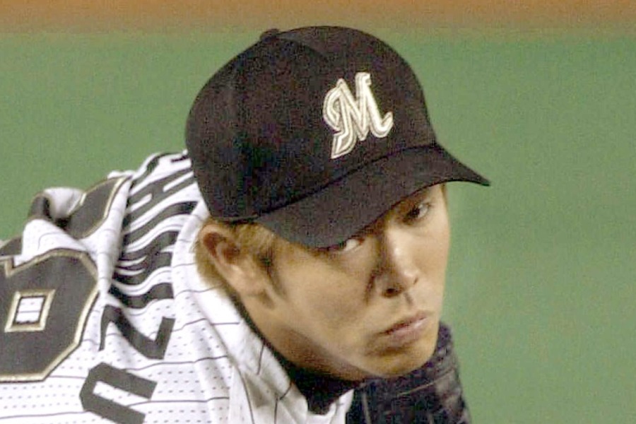 ロッテ時代の清水直行氏【写真提供：産経新聞社】