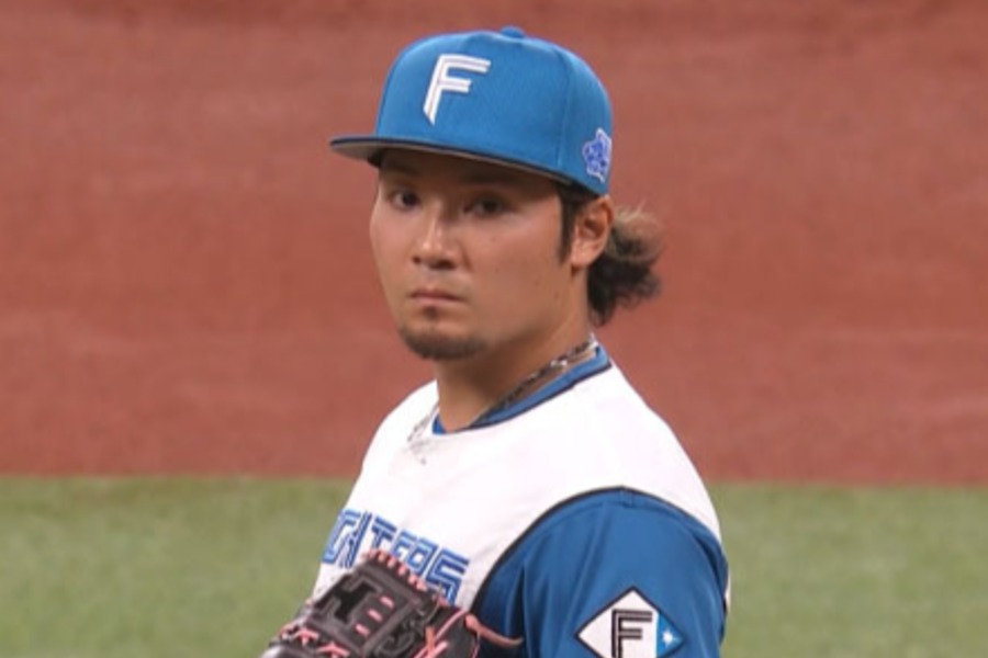 オリックス戦に登板した日本ハム・伊藤大海【画像：パーソル パ・リーグTV】