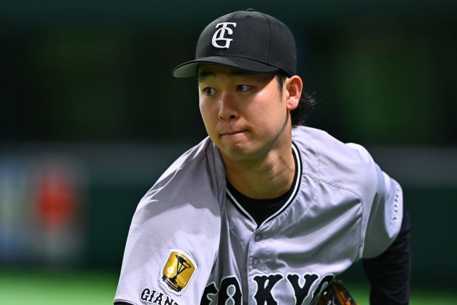 巨人・山崎伊織【写真：古川剛伊】