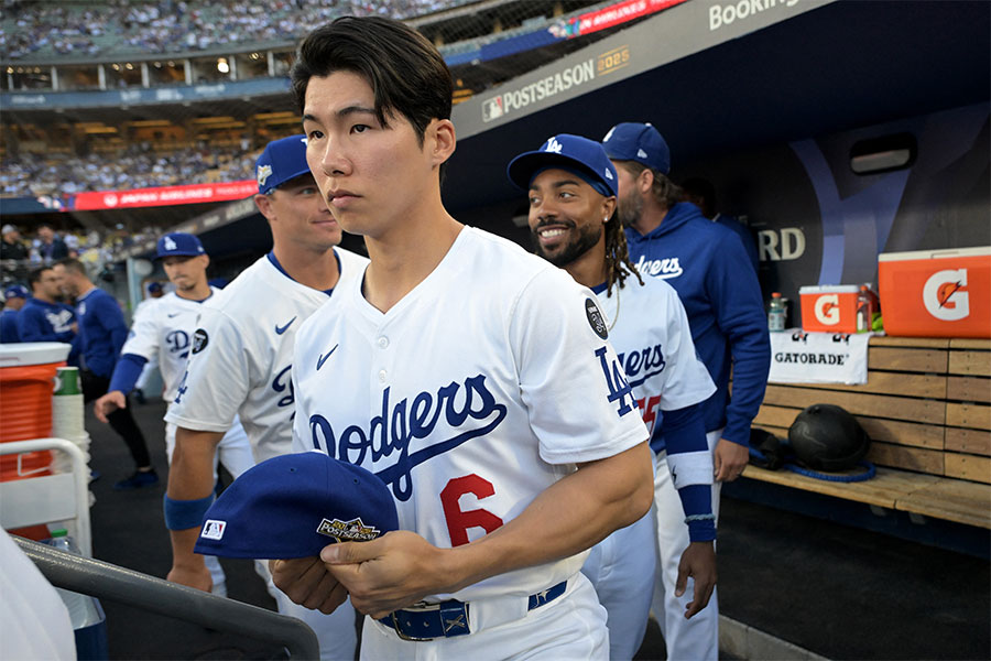 ドジャースのキム・ヘソン【写真：ロイター】