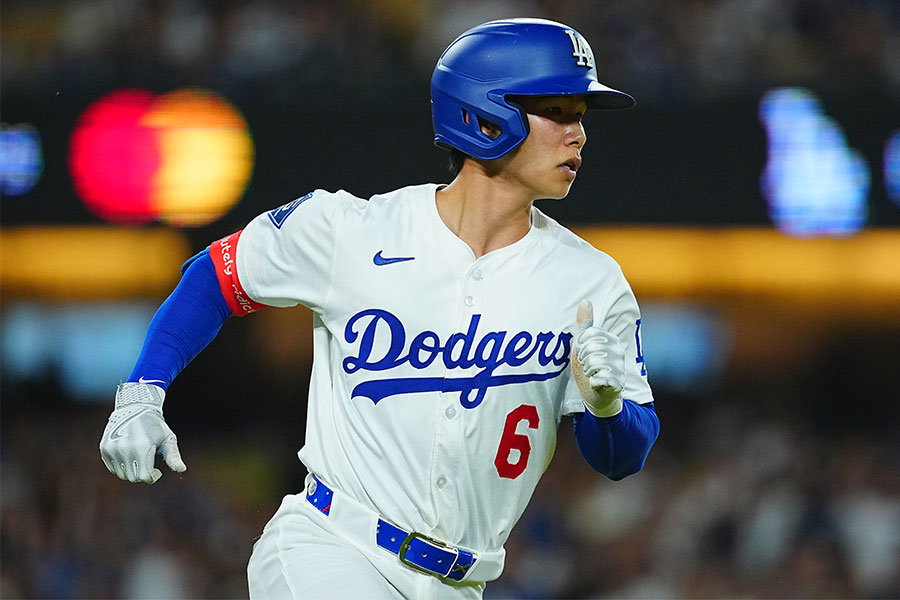 ドジャースのキム・ヘソン【写真：荒川祐史】