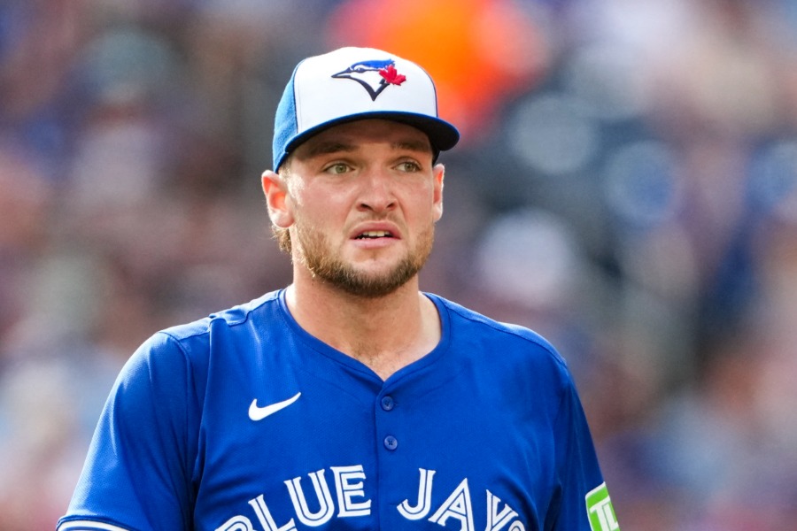 ブルージェイズのトレイ・イェサベージ【写真：ロイター】