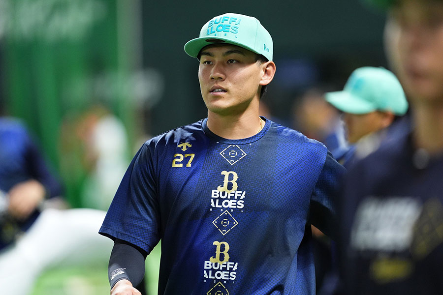 オリックス・元謙太【写真：小林靖】