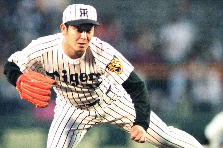 阪神時代の湯舟敏郎氏【写真提供:産経新聞社】