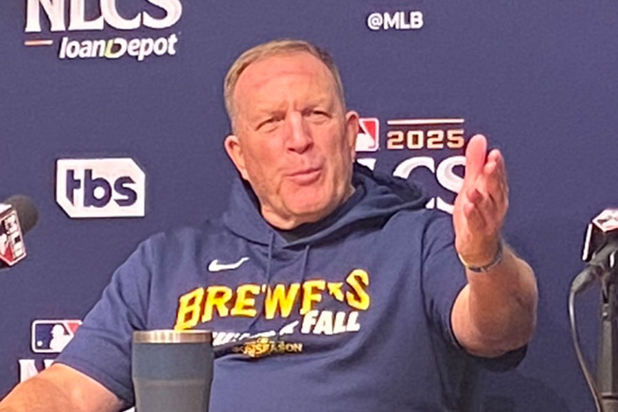 ブルワーズのパット・マーフィー監督【写真：真柴健】