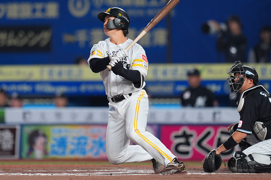 ソフトバンク・廣瀬隆太【写真：イワモトアキト】