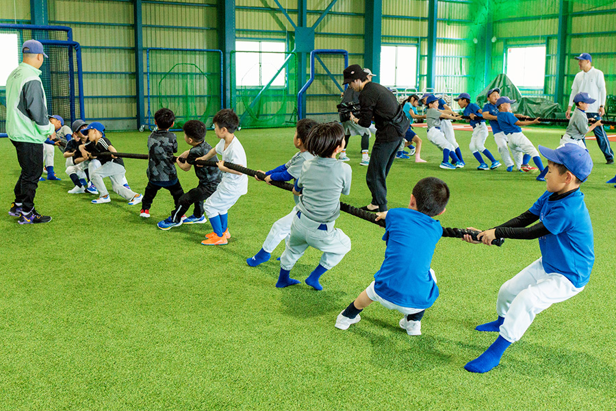 和歌山橋本Atta boysの全力綱引きの様子【写真:伊藤賢汰】