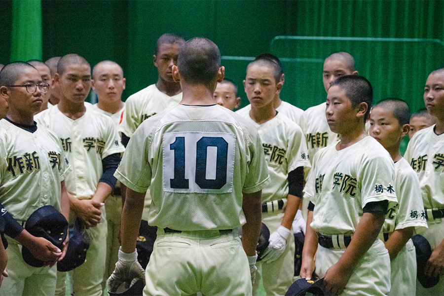 今泉主将を中心に主体的に練習に取り組む選手たち【写真：磯田健太郎】