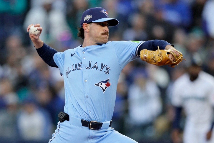 マリナーズ戦で好投したブルージェイズのシェーン・ビーバー【写真：ロイター】