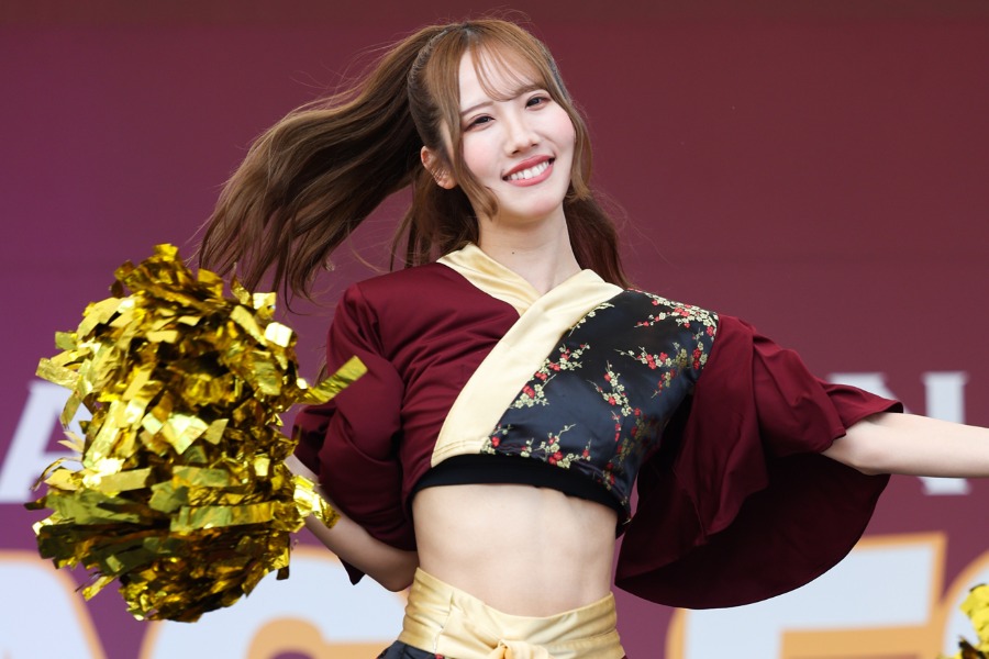 東北ゴールデンエンジェルスのHONOKAさん【写真提供：Rakuten Eagles】