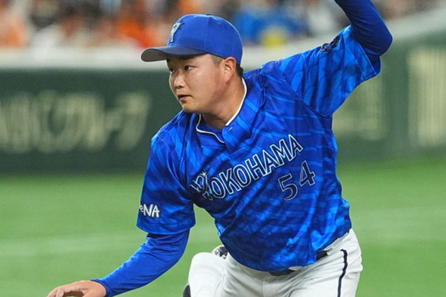 DeNA・石田裕太郎【写真：小林靖】