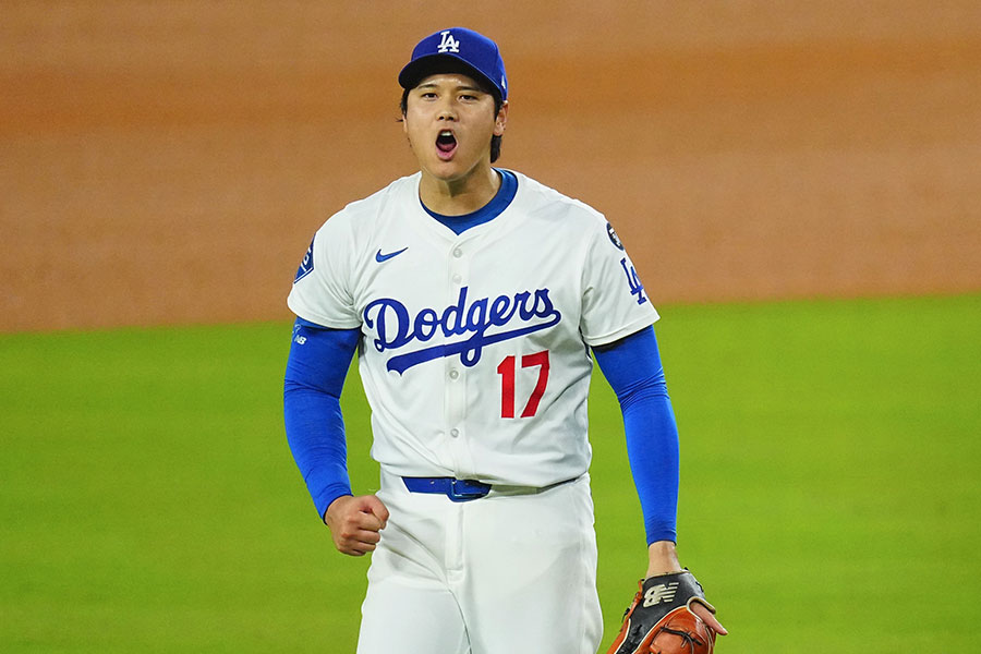 ブルワーズ戦に先発したドジャース・大谷翔平【写真:荒川祐史】