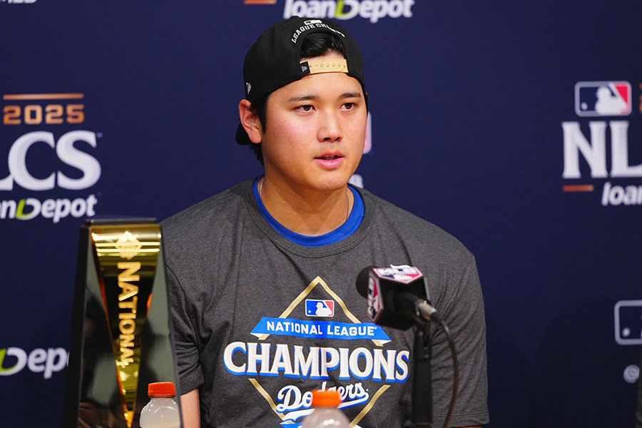 シリーズMVP会見で