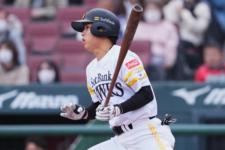 トライアウトに参加した川原田純平【写真：小林靖】