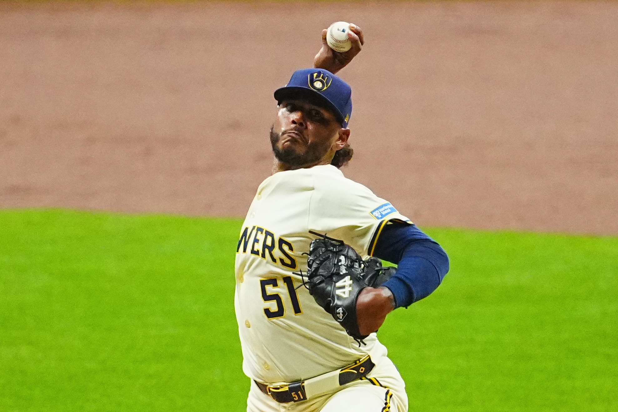 ブルワーズのフレディ・ペラルタ【写真：荒川祐史】