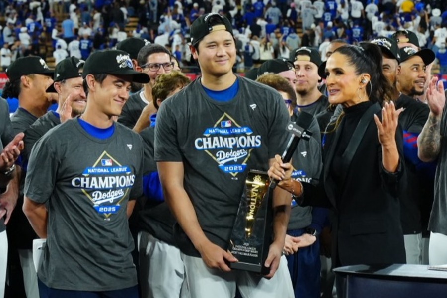 MVPを受賞したドジャース・大谷翔平【写真：荒川祐史】