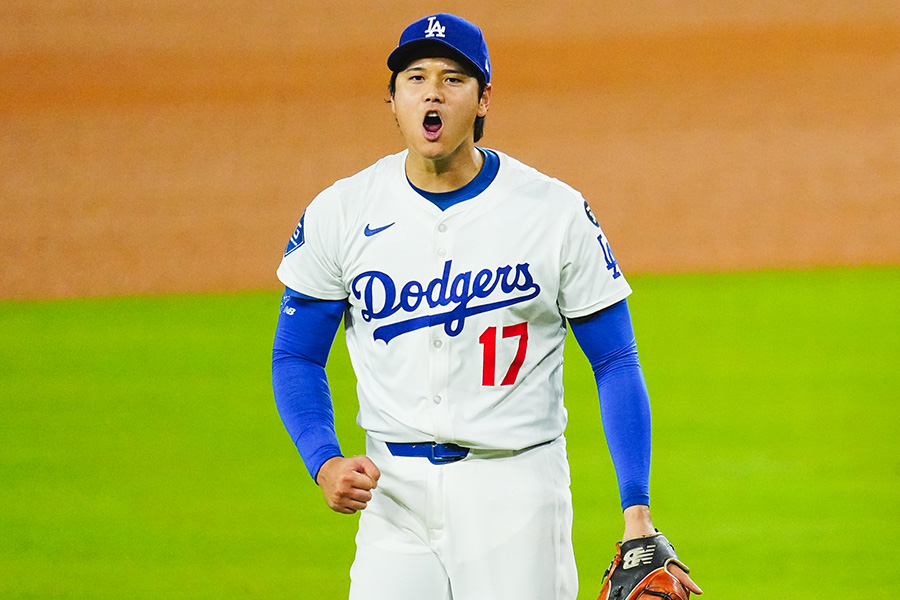 ブルワーズ戦に先発したドジャース・大谷翔平【写真：荒川祐史】