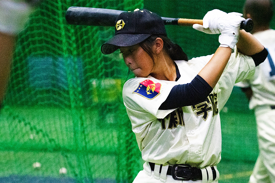 作新学院中・関柚稀さん【写真：磯田健太郎】
