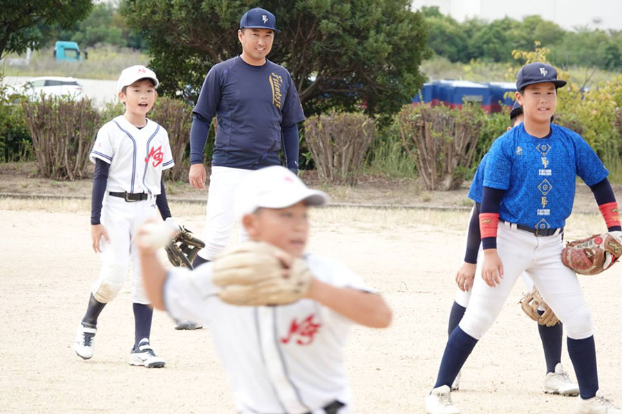 躍進が注目を集める二見フレンズジュニアナイン【写真：橋本健吾】