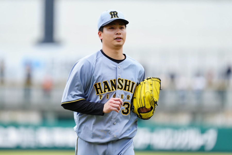 阪神・漆原大晟【写真：小林靖】