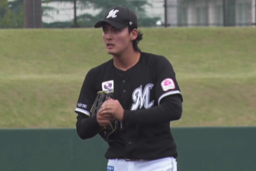 ロッテ・一條力真【写真：パ・リーグTV】