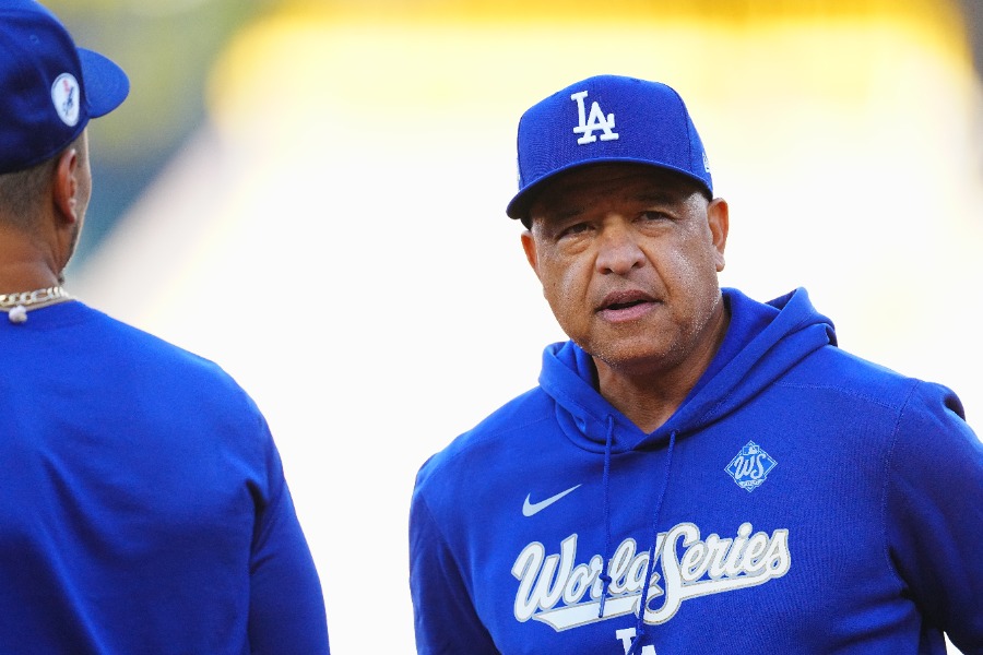 ドジャースのデーブ・ロバーツ監督【写真：荒川祐史】