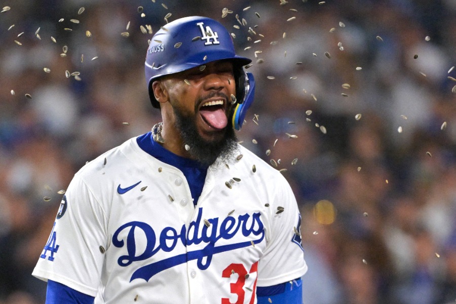 ドジャースのテオスカー・ヘルナンデス【写真：ロイター】