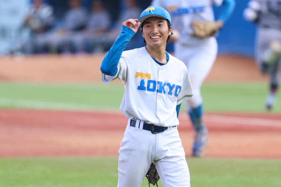 東大・渡辺向輝【写真:加治屋友輝】