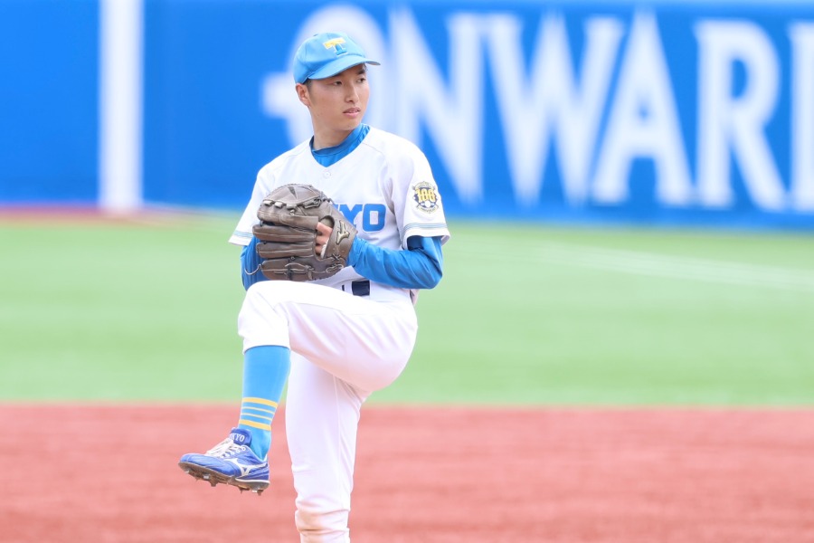 指名漏れとなった東大・渡辺向輝【写真:加治屋友輝】