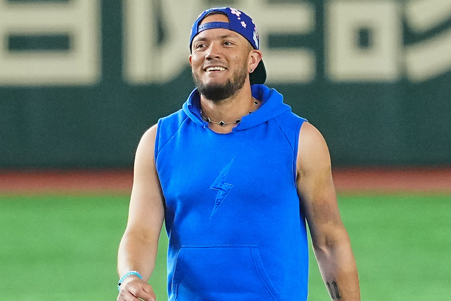 ドジャースのミゲル・ロハス【写真：荒川祐史】