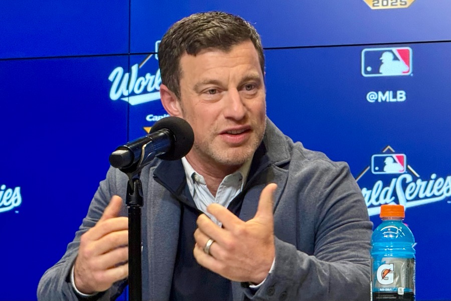 ドジャースのアンドリュー・フリードマン編成本部長【写真:小谷真弥】