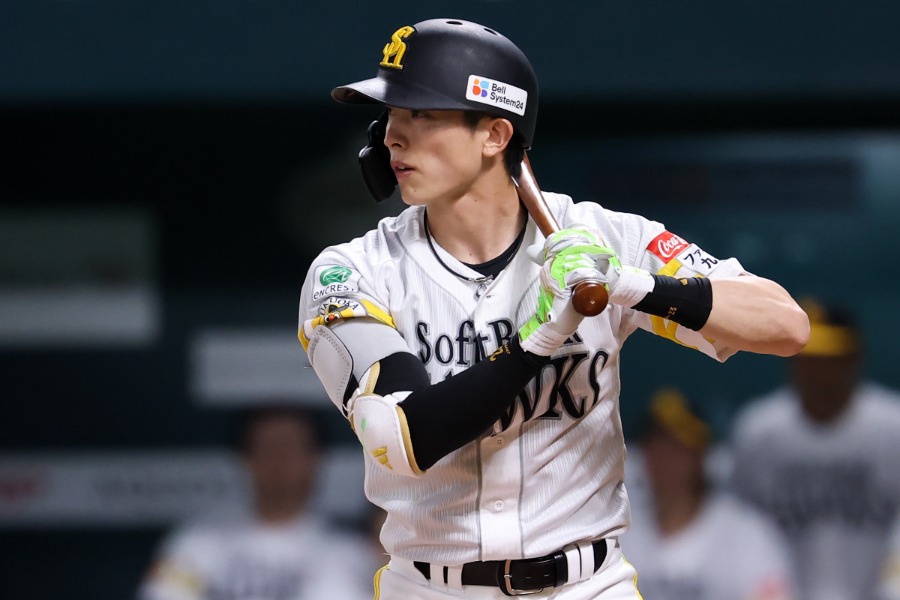ソフトバンク・周東佑京【写真：加治屋友輝】