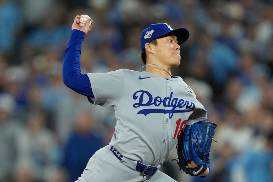 先発したドジャース・山本由伸【写真:ロイター】