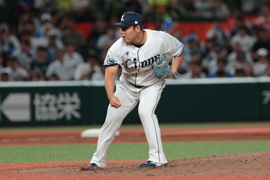 西武・平良海馬【写真：岡部直樹】