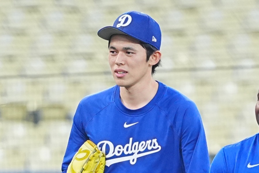 ドジャース・佐々木朗希【写真：荒川祐史】