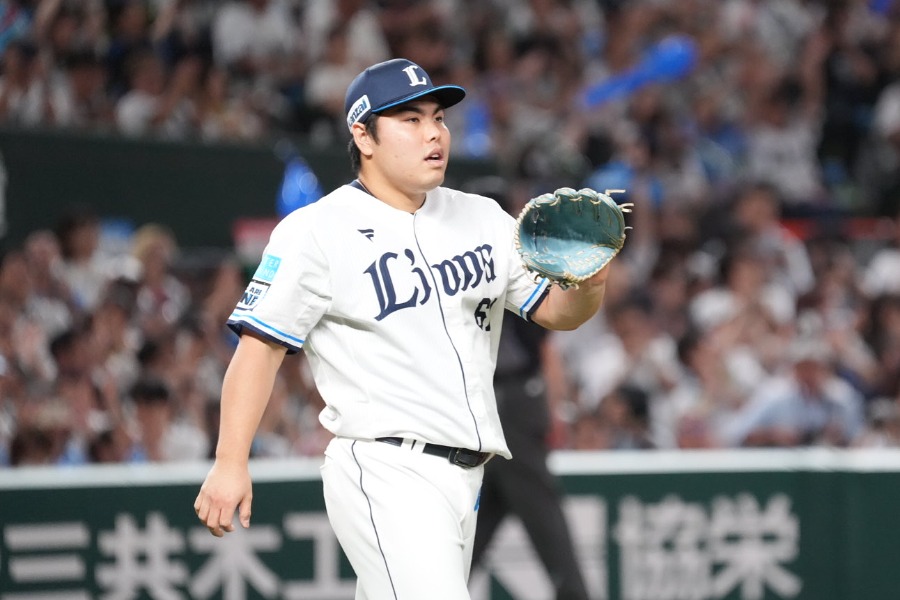 西武・平良海馬【写真:岡部直樹】