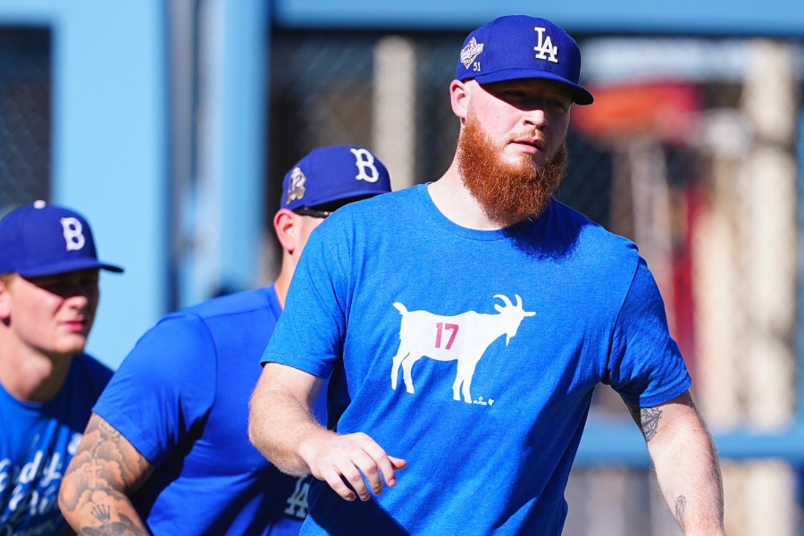 ドジャースのウィル・クライン【写真：荒川祐史】