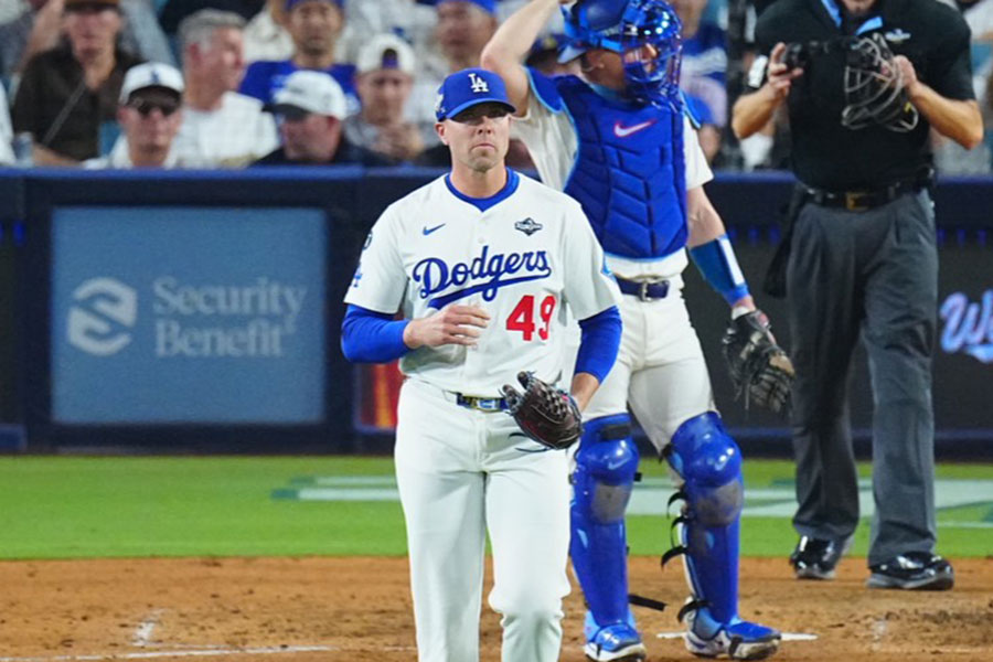 ドジャースのブレイク・トライネン【写真：荒川祐史】