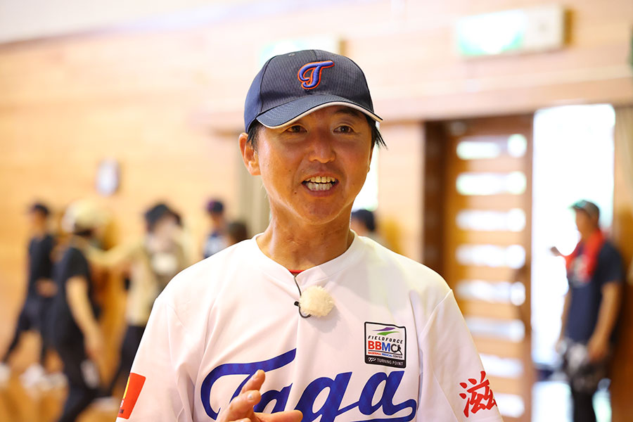 多賀少年野球クラブ・辻監督【写真：早浪章宏】