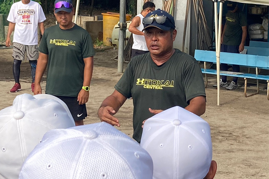 東海中央ボーイズの竹脇賢二監督【写真：編集部】