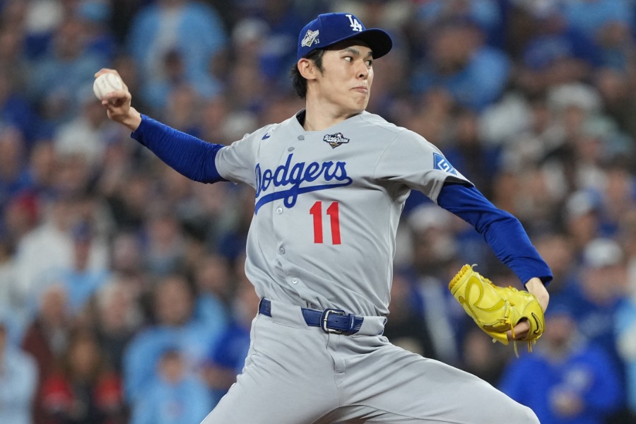 ドジャース・佐々木朗希【写真：ロイター】