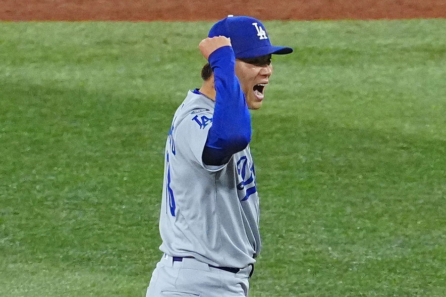 ワールドシリーズで3勝を挙げたドジャース・山本由伸【写真：荒川祐史】